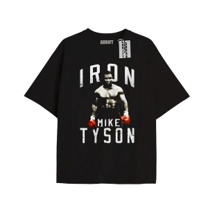 Kod Presss Unisex Siyah Iron Mike Tyson T-shirt 158150tt
