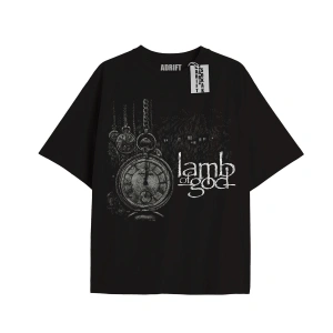 Kod Presss Unisex Siyah Lamb Of God T-shirt 93947tt