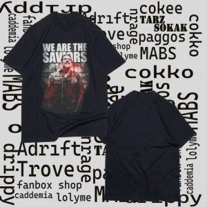 Kod Presss Unisex Siyah Saviors The Walking Dead T-shirt 220520tt