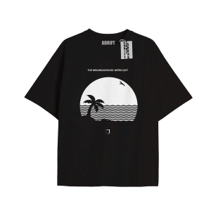 Kod Presss Unisex Siyah Wiped Out The Neighbourhood T-shirt 176523tt