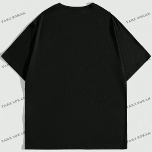 KOD Trend Anime Erkekler Karikatür ve Slogan Grafikli Tişört