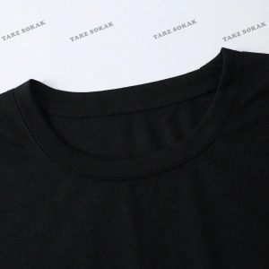 KOD Trend EMRG Erkek Göz ve Harf Grafikli Damla Omuz Tişörtü