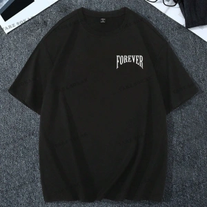 KOD Trend EMRG Erkek Melek Desenli Yuvarlak Yaka Tişört