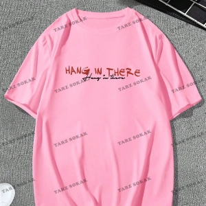 KOD Trend EMRG Erkek Melek ve Mektup Baskılı Tişört