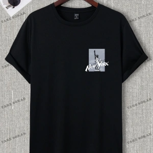 KOD Trend EMRG Erkek Sloganlı Grafik Tişört