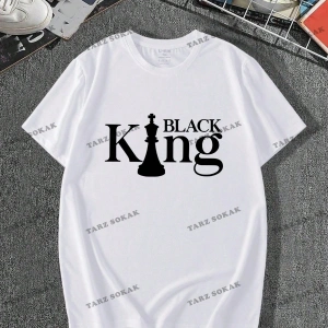 KOD Trend Erkek Büyük Beden Yazılı Kısa Kollu Tişört