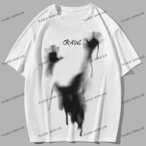 KOD Trend Erkek Harfli Grafik Tişört