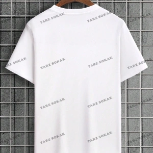 KOD Trend Erkek Japon Harfli ve Çiçek Baskılı Tişört