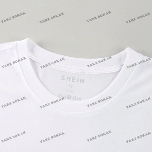 KOD Trend Erkek Japon Harfli ve Çiçek Baskılı Tişört