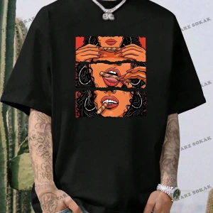 KOD Trend Erkek Karakter Baskılı Tişört