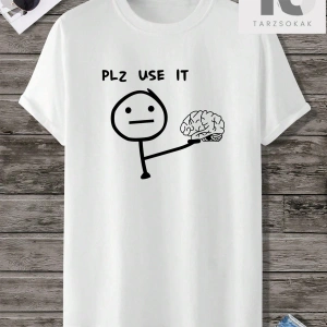 KOD Trend Erkek Karikatür & Slogan Grafikli Tişört