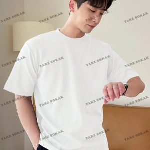 KOD Trend Erkek Katı Yuvarlak Yaka Tişört