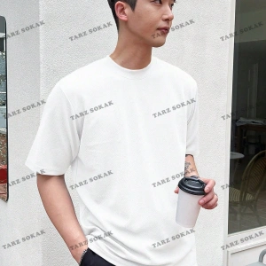 KOD Trend Erkek Katı Yuvarlak Yaka Tişört