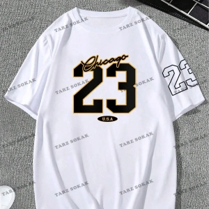 KOD Trend Erkek Mektup Grafikli Tişört