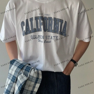 KOD Trend Erkek Pamuklu Harfli Grafik Tişört