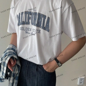 KOD Trend Erkek Pamuklu Harfli Grafik Tişört