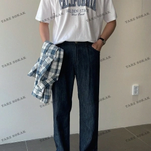 KOD Trend Erkek Pamuklu Harfli Grafik Tişört