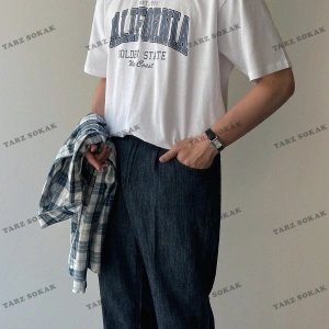 KOD Trend Erkek Pamuklu Harfli Grafik Tişört