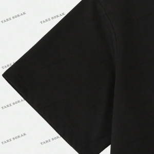 KOD Trend Erkek Sloganlı Düşük Omuz Oversize Tişört