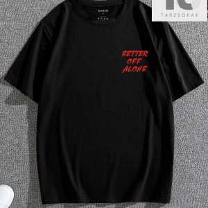 KOD Trend Erkek Sloganlı Grafik Tişört