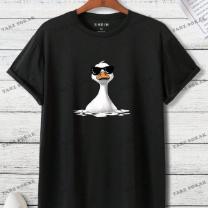 KOD Trend Erkekler Karikatür Grafik Tee