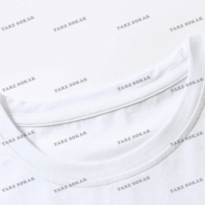 KOD Trend Goth Erkek Figür Grafik Damla Omuz Tişört