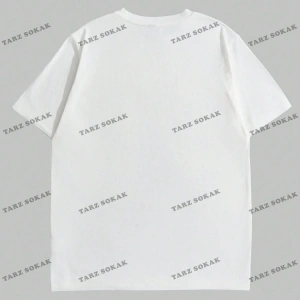 KOD Trend Goth Erkek Sloganlı ve Örümcek Desenli Tişört