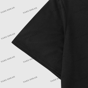 KOD Trend Homme Erkek Çiçek & Slogan Grafikli Tişört