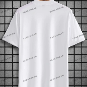 KOD Trend Homme Erkek Çiçek ve Harf Grafikli Tişört