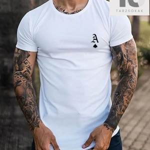 KOD Trend Homme Erkek Oyun Kartı Baskılı Tişört