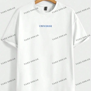 KOD Trend Hypemode Erkek Loose Fit Yuvarlak Yaka Baskılı Örme Tişört