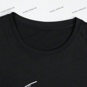 KOD Trend Hypemode Erkek Sloganı ve Gezegen Baskılı Tişört