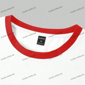 KOD Trend Hypemode Harf Baskılı ve Kontrast Kesimli Renkli Bloklu Erkek Tişörtü