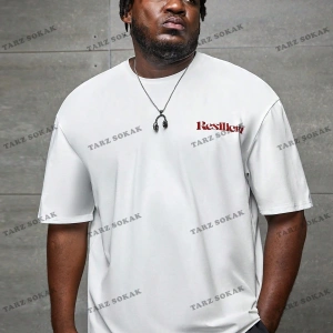 KOD Trend LEGND Erkek Plus Harfli ve Kartal Baskılı Tişört