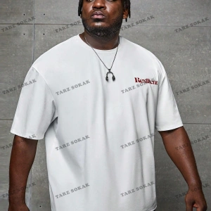 KOD Trend LEGND Erkek Plus Harfli ve Kartal Baskılı Tişört