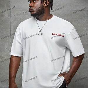 KOD Trend LEGND Erkek Plus Harfli ve Kartal Baskılı Tişört