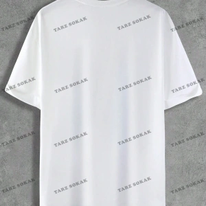 KOD Trend Loose Fit Erkek Düz Renk Yuvarlak Yaka Tişört