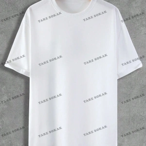 KOD Trend Loose Fit Erkek Düz Renk Yuvarlak Yaka Tişört