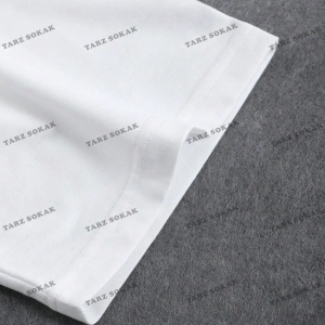 KOD Trend Loose Fit Erkek Düz Renk Yuvarlak Yaka Tişört