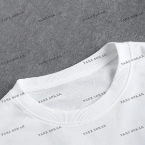 KOD Trend Loose Fit Erkek Düz Renk Yuvarlak Yaka Tişört