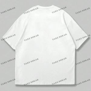 KOD Trend Street Life Erkek Çiçek & Slogan Grafikli Tişört