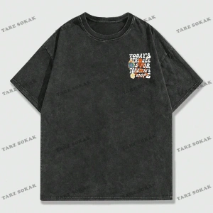 KOD Trend Street Life Erkek Grafik Baskı Yuvarlak Yaka Kısa Kollu Tişört