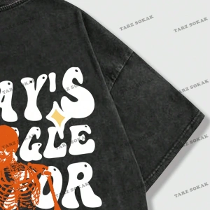 KOD Trend Street Life Erkek Grafik Baskı Yuvarlak Yaka Kısa Kollu Tişört