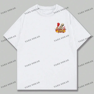 KOD Trend Street Life Erkek Kafatası ve Harf Grafikli Tişört