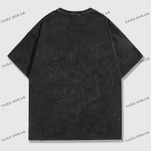 KOD Trend Street Life Erkek Mantar Ve Harf Baskılı T-shirt