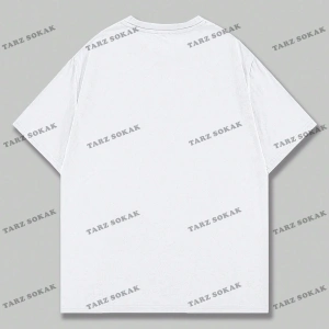 KOD Trend Street Life Erkek Slogan ve İskelet Baskılı Tişört