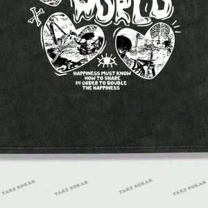 KOD Trend Street Life Erkek Sloganlı Grafik Tişört