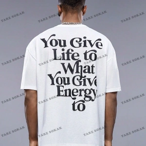 KOD Trend StreetEZ Oversize Sloganlı Grafik Erkek Tişört