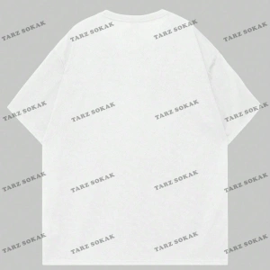 KOD Trend Studio Chunk Erkek Alev Kalp Desenli Kısa Kollu Tişört