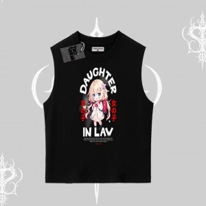 Kolsuz Tshirt Anime Girl Daughter In Law Baskılı